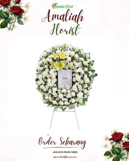 Krans Bunga Duka Gading Rejo Utara